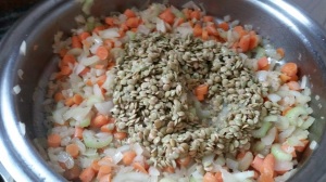 add-lentils-to-veg-mix-in-pan